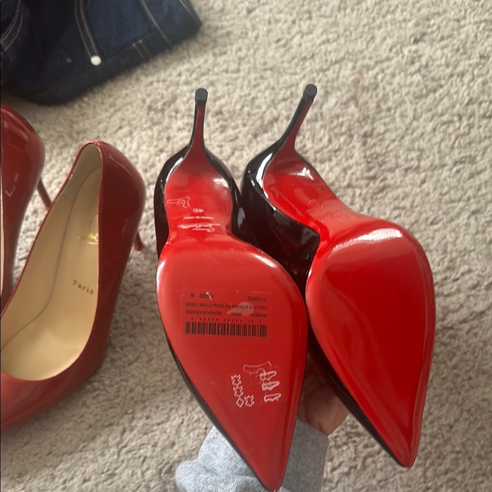CL - Kate and Hot Chick Style - Women's Red and Black Pump Set - Picture 5 of 8